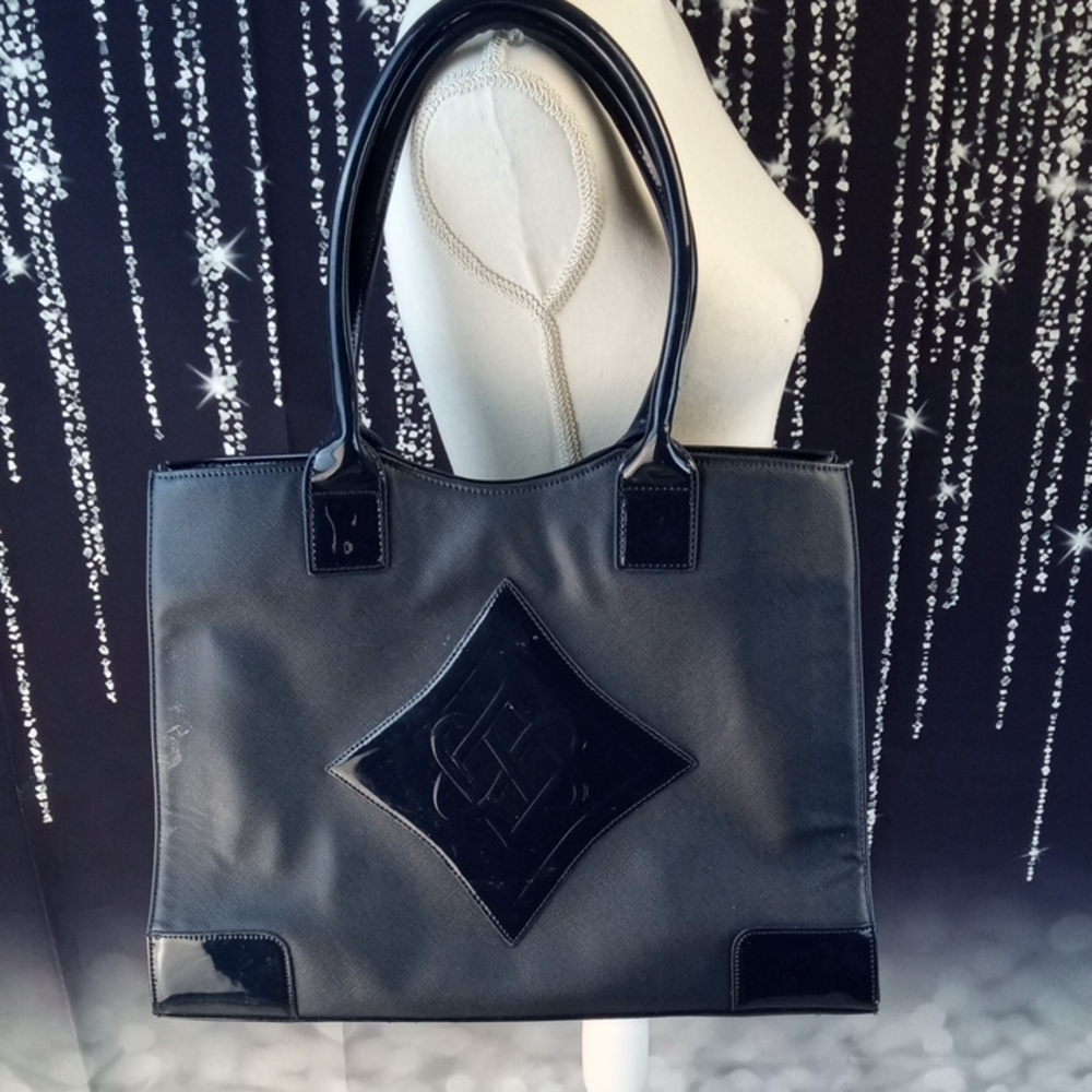 👜🍒 D&T Navy I Love You Tote Bag